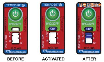 甘南溫度指示標簽 累計上升時間/溫度的標簽