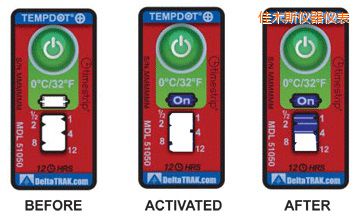 佳木斯溫度指示標簽 累計上升時間/溫度的標簽