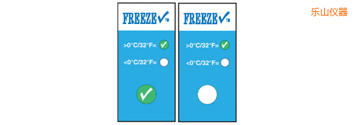 樂山溫度指示標簽 冷凍檢查 Thermolabels