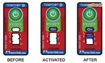 綿陽溫度指示標簽 累計上升時間/溫度的標簽