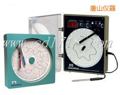 唐山電子圓形溫濕度記錄儀