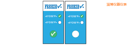 淄博溫度指示標(biāo)簽 冷凍檢查 Thermolabels